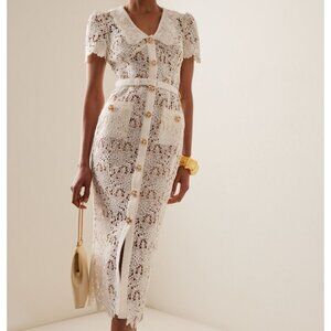 Self Portrait Lace Midi Dress